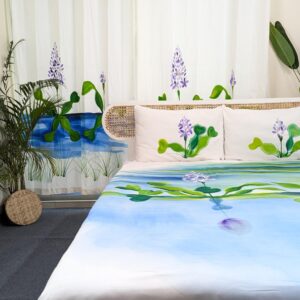 Blossom Twill Cotton Premium Hand Paint King Size Bedsheet