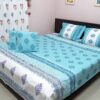 A casually elegant soft twill cotton hand block bedsheet, featuring a gorgeous design that enhances the décor of any home. Its softness promises relaxation for a restful sleep experience