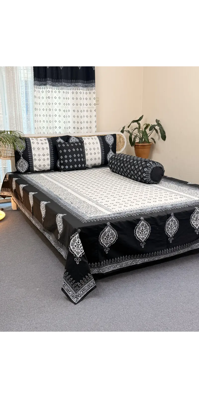 Premium Cotton Handblock Bedding Set (14)