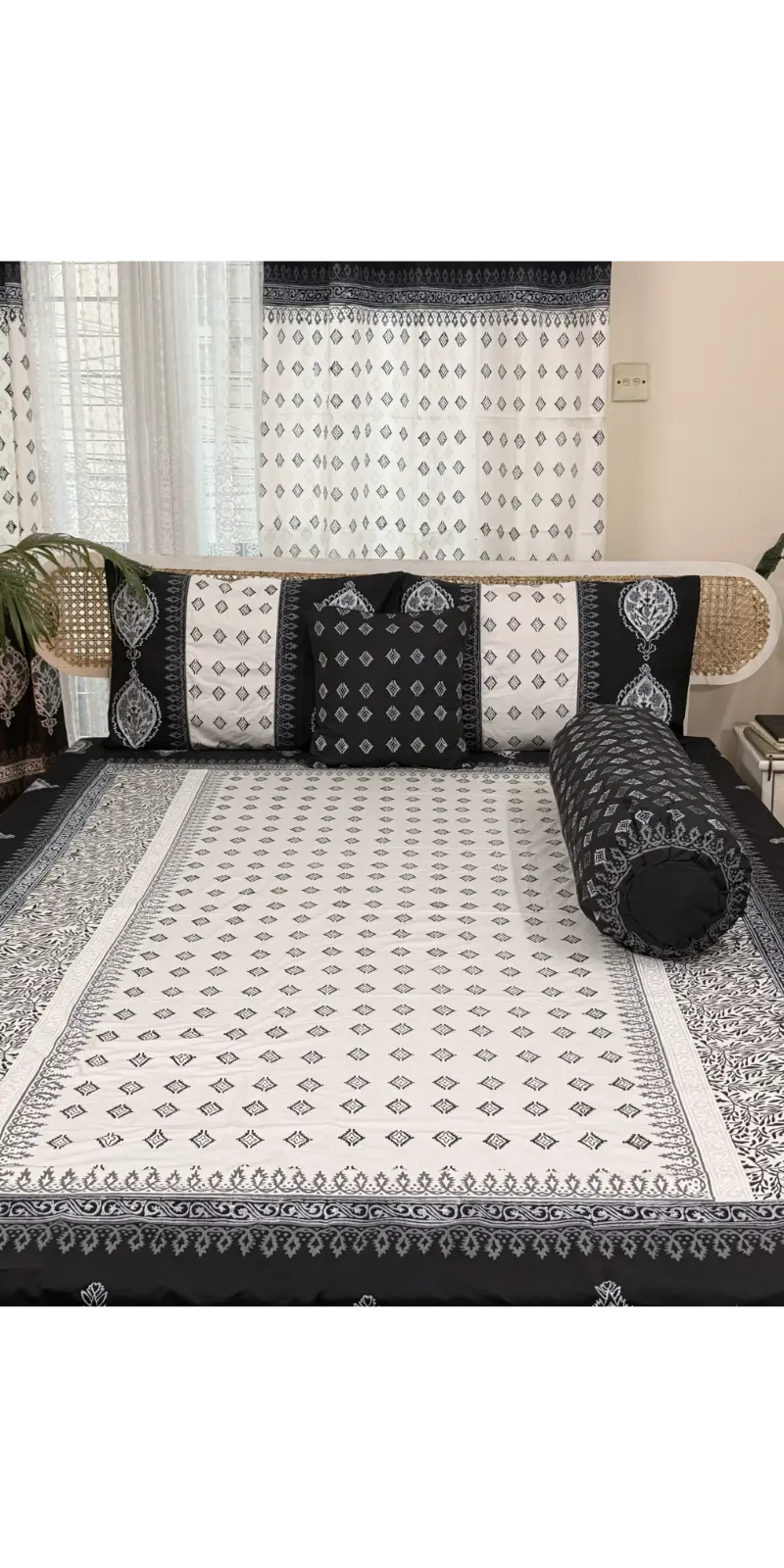 Premium Cotton Handblock Bedding Set (15)