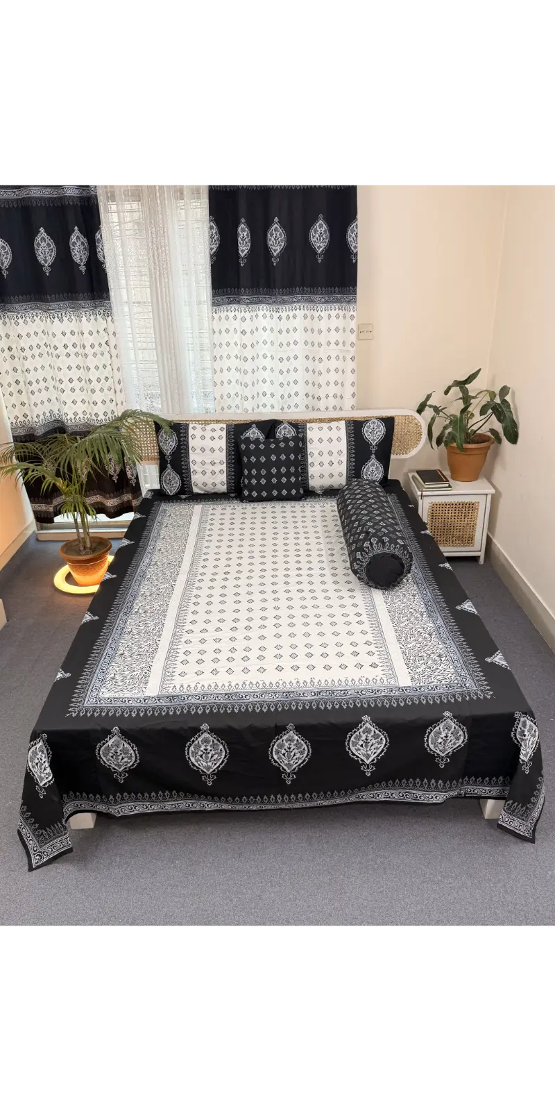 Premium Cotton Handblock Bedding Set (16)