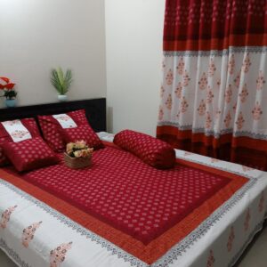 Primium Twill Cotton hand block Bedsheet made by 100% pure cotton
