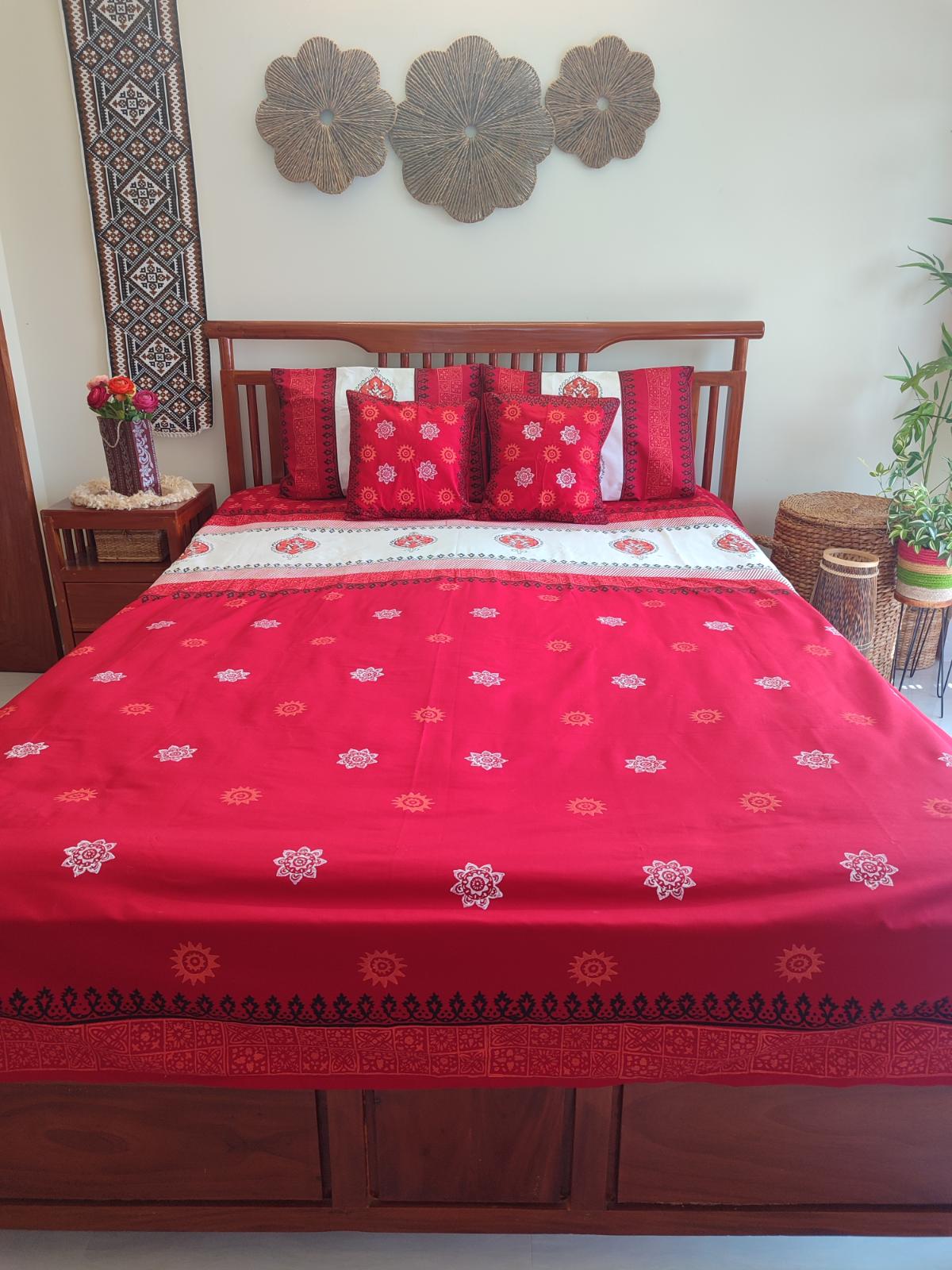 Handblock Bedsheet and Curtain (11)