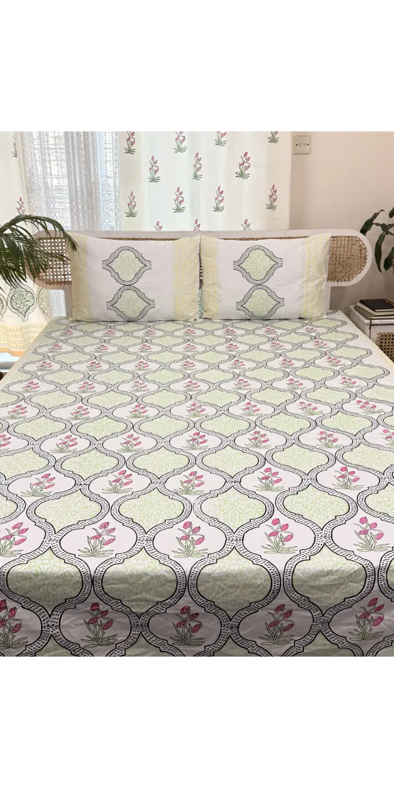 Premium Cotton Handblock Bedding Set (10)