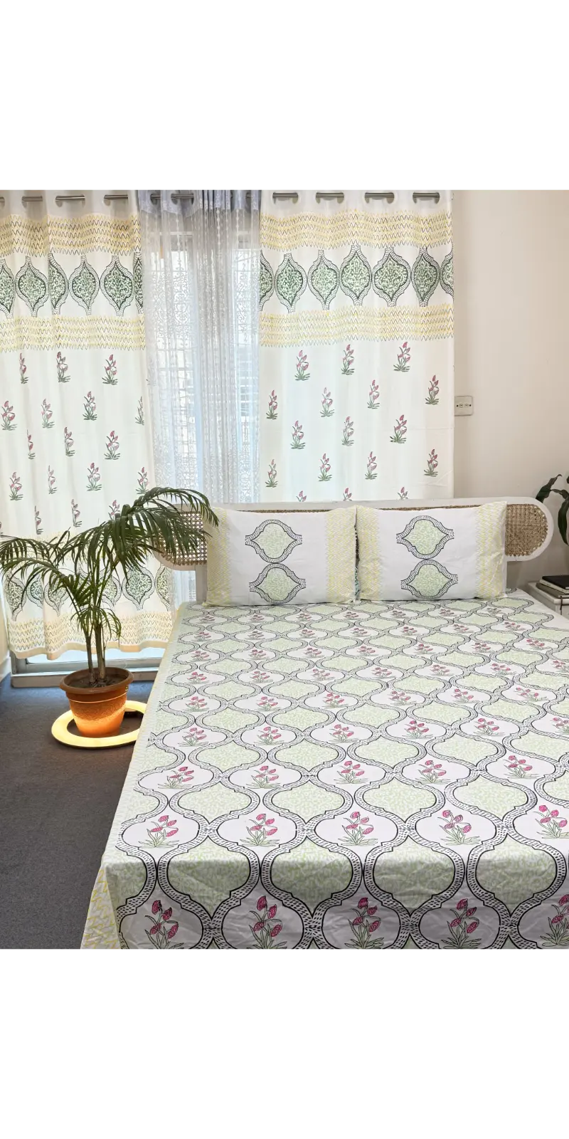 Premium Cotton Handblock Bedding Set (13)