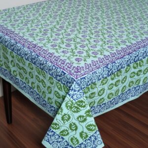 Premium Hand block Table Cloth - 6 Seater