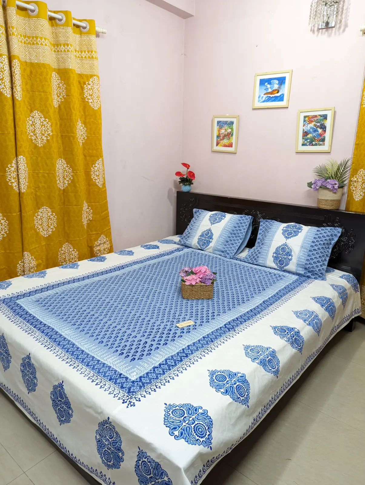 Handblock Premium Bedsheet (3)