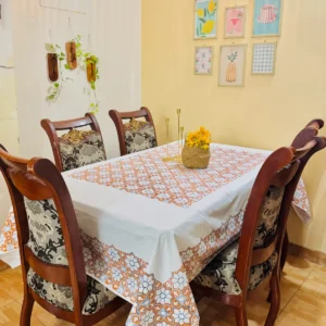 Premium Cotton Hand block Print Table Cloth 6 Seater