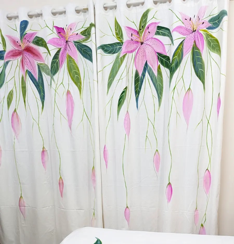 Handpaint Premium King Size Bedsheet (1)