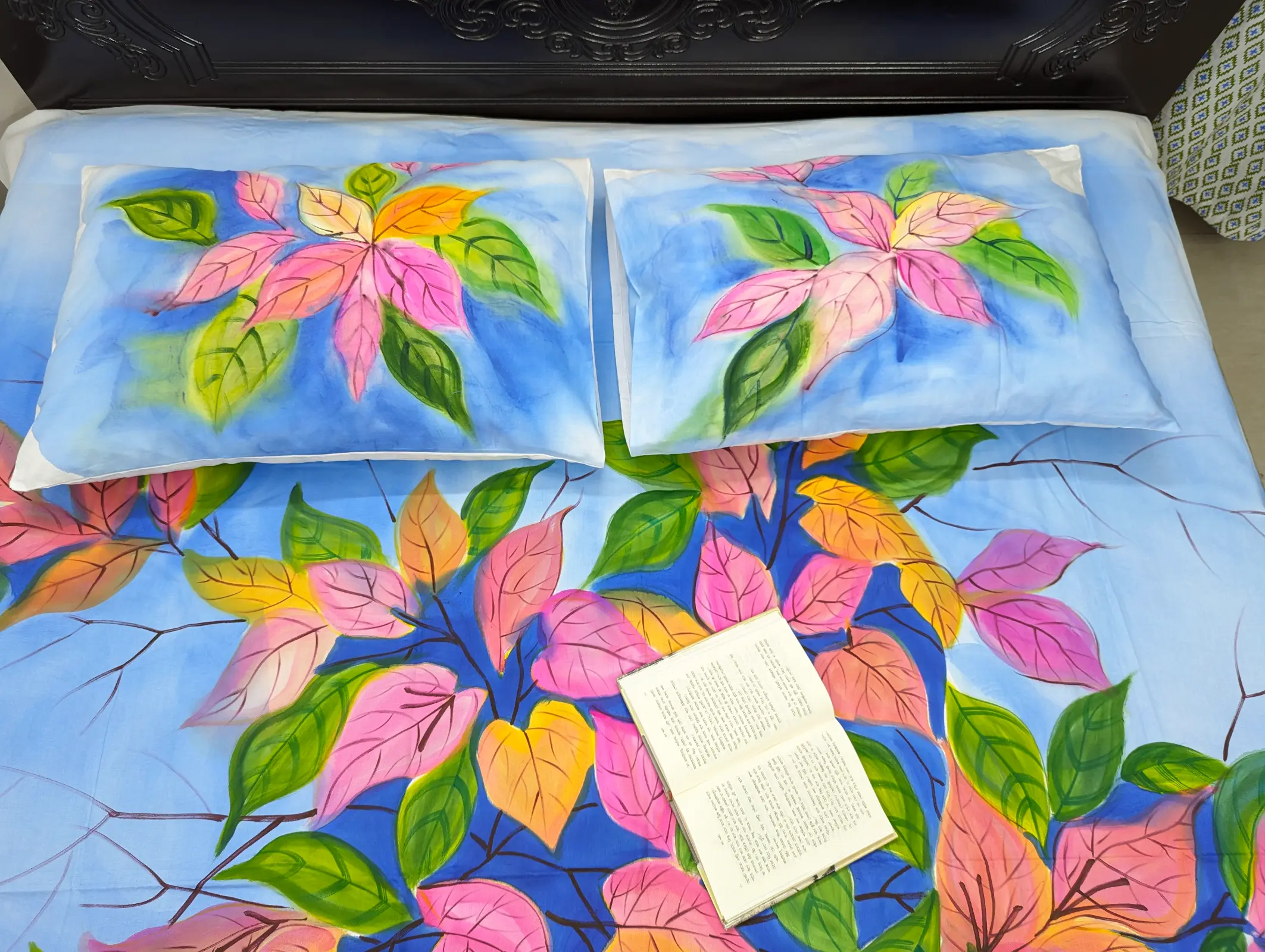 Handpaint Premium King Size Bedsheet (29)
