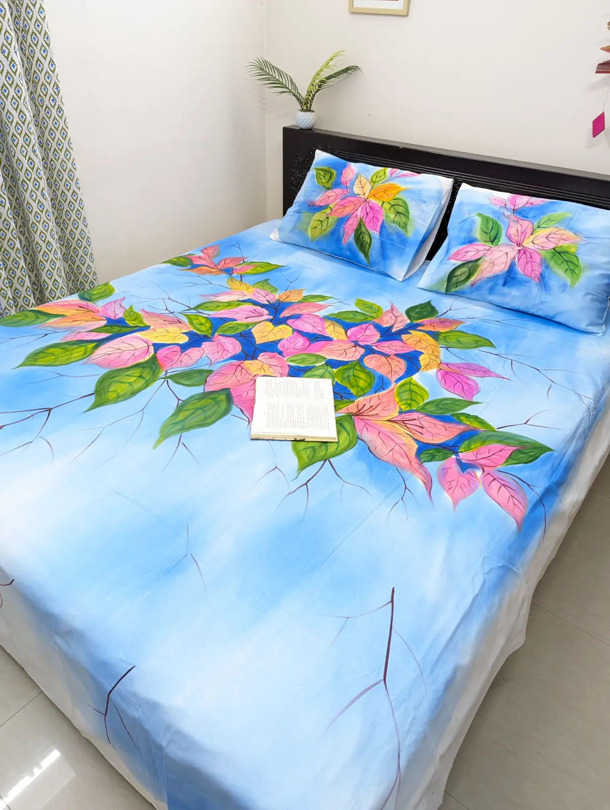 Handpaint Premium King Size Bedsheet (31)