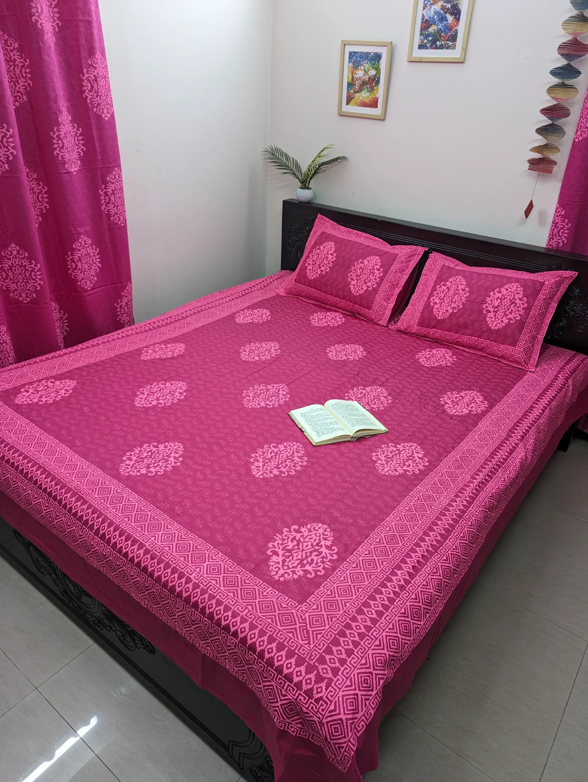 Handblock Print Bedsheet (2)