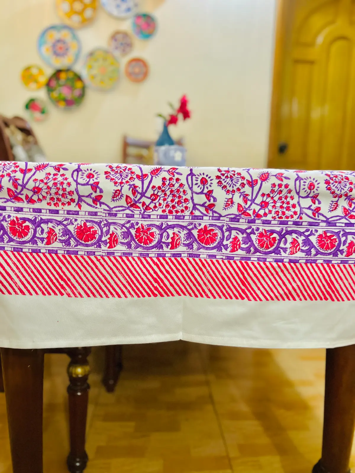 Handblock Print Table Cover (3)