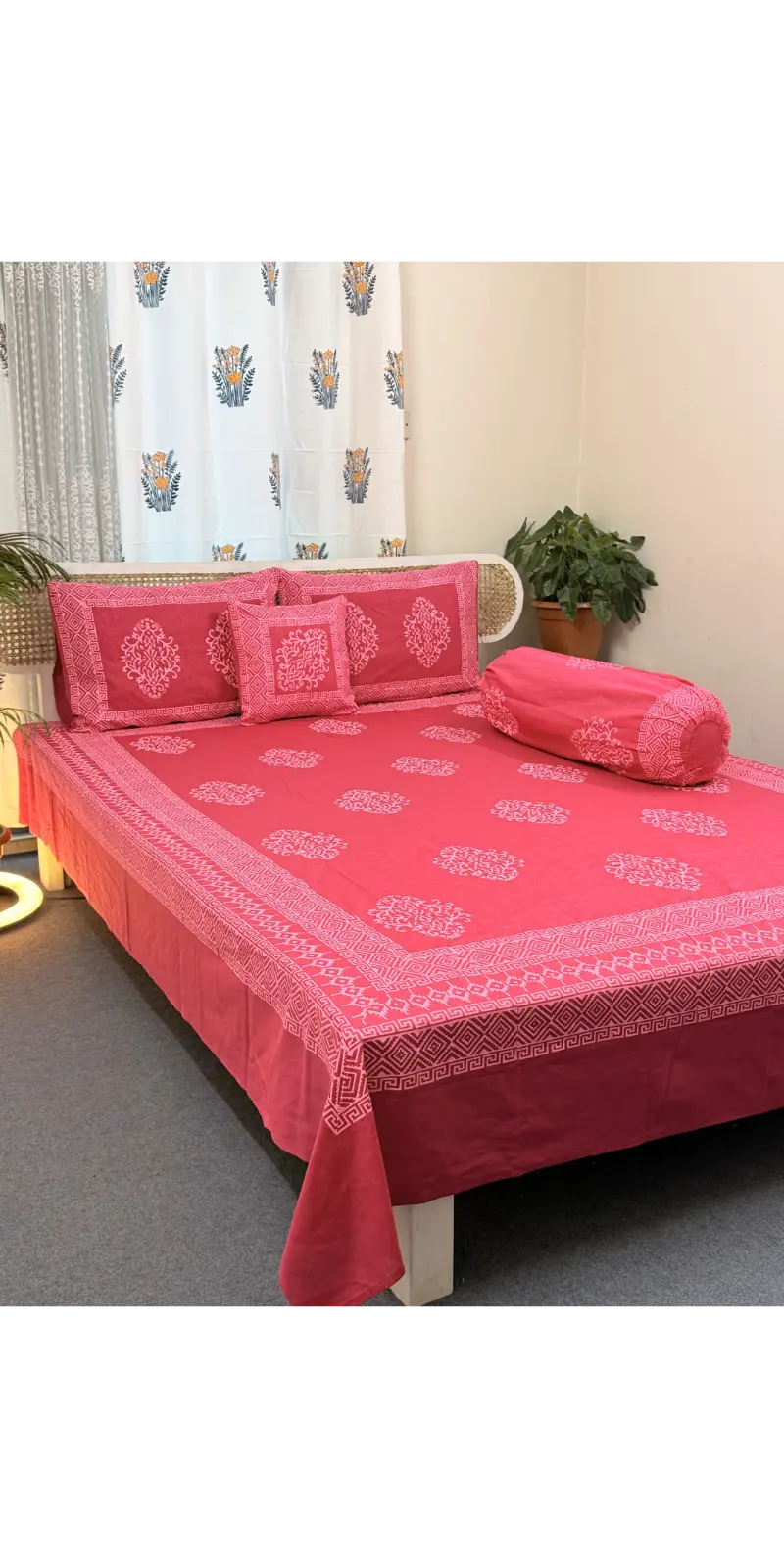 Premium Cotton Handblock Bedding Set (18)
