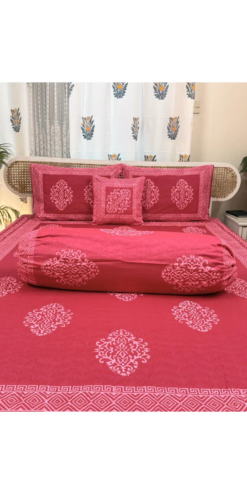 Premium Cotton Handblock Bedding Set (20)