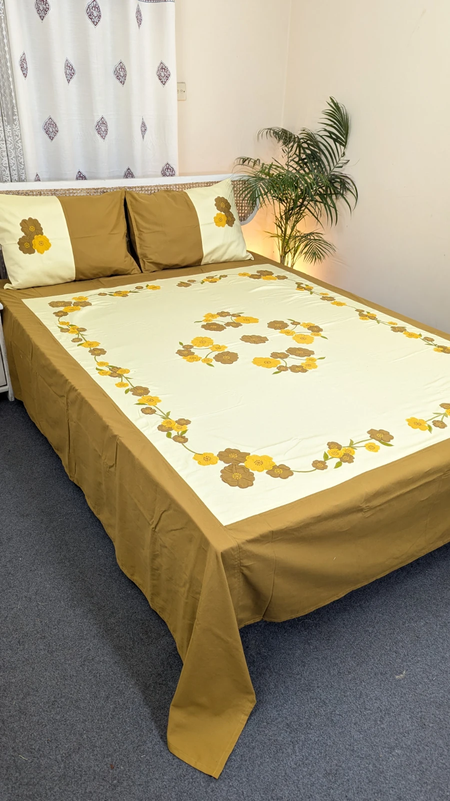 Applique Cotton Bedsheet (16)