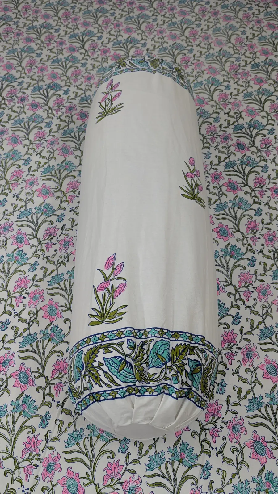 Handblock Print King Size Bedsheet (91)