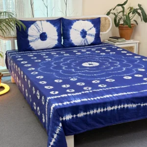 Handmade Premium Batik Cotton Bedsheet | Soft and Comfortable - TDB0012