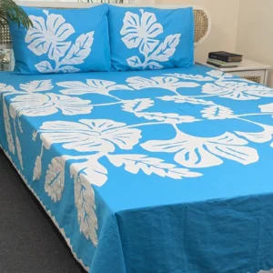 Hand Stitch Applique Twill Cotton Bedsheet – Premium Artisan Craft