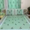 Luxury Hand Block Printed King Size Cotton Bedsheet Set – 100% Twill Cotton, Customizable