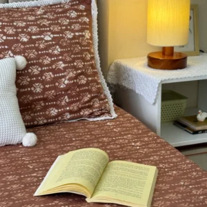 Natural Dye King Size Cotton Bedsheet Set | 100% Twill Cotton | ND008