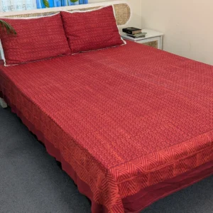Premium 100% Cotton Handmade Natural Tye Dye Bedsheet | Soft and Comfortable