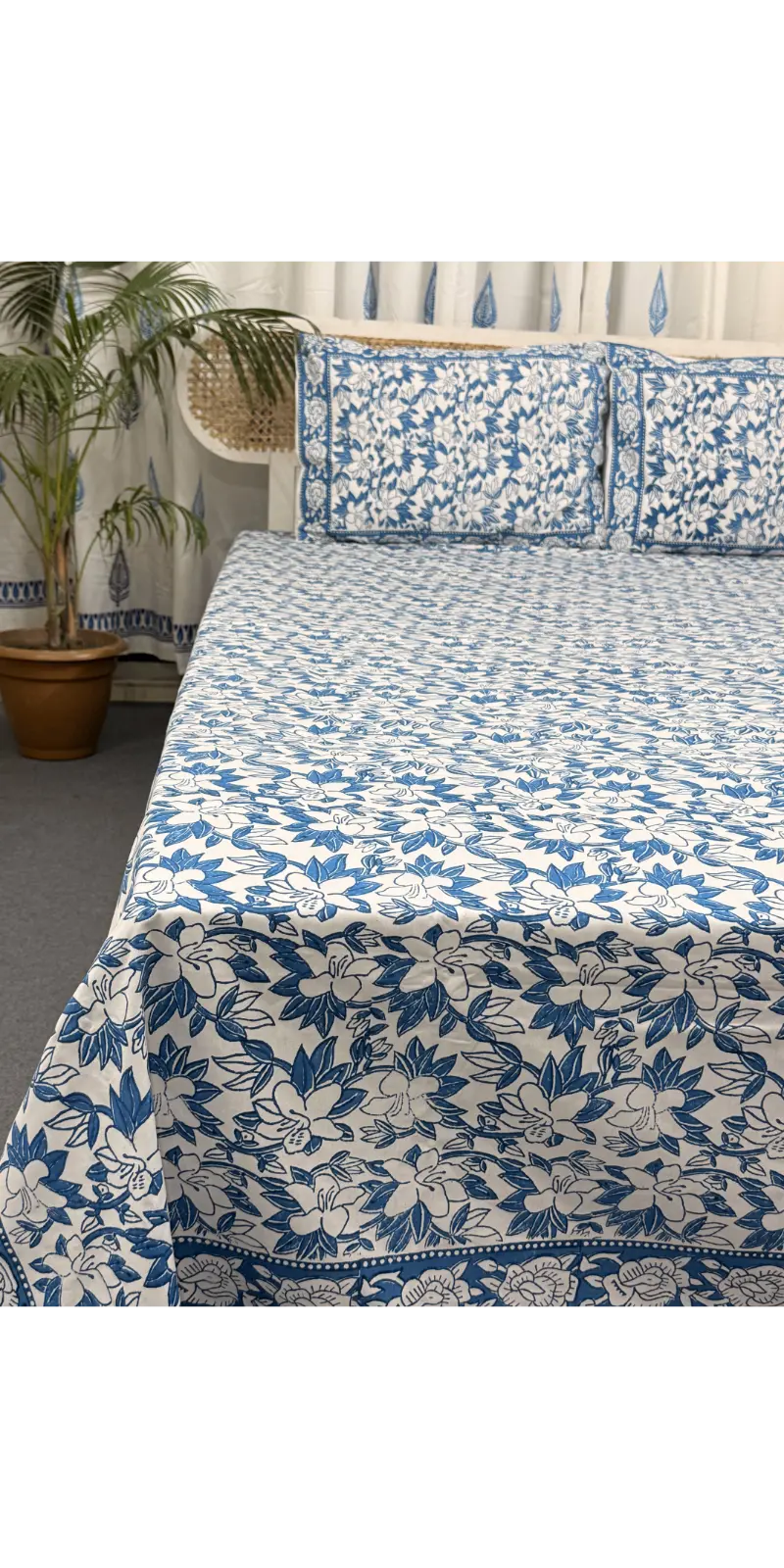 Premium Cotton Handblock Bedding Set (2)