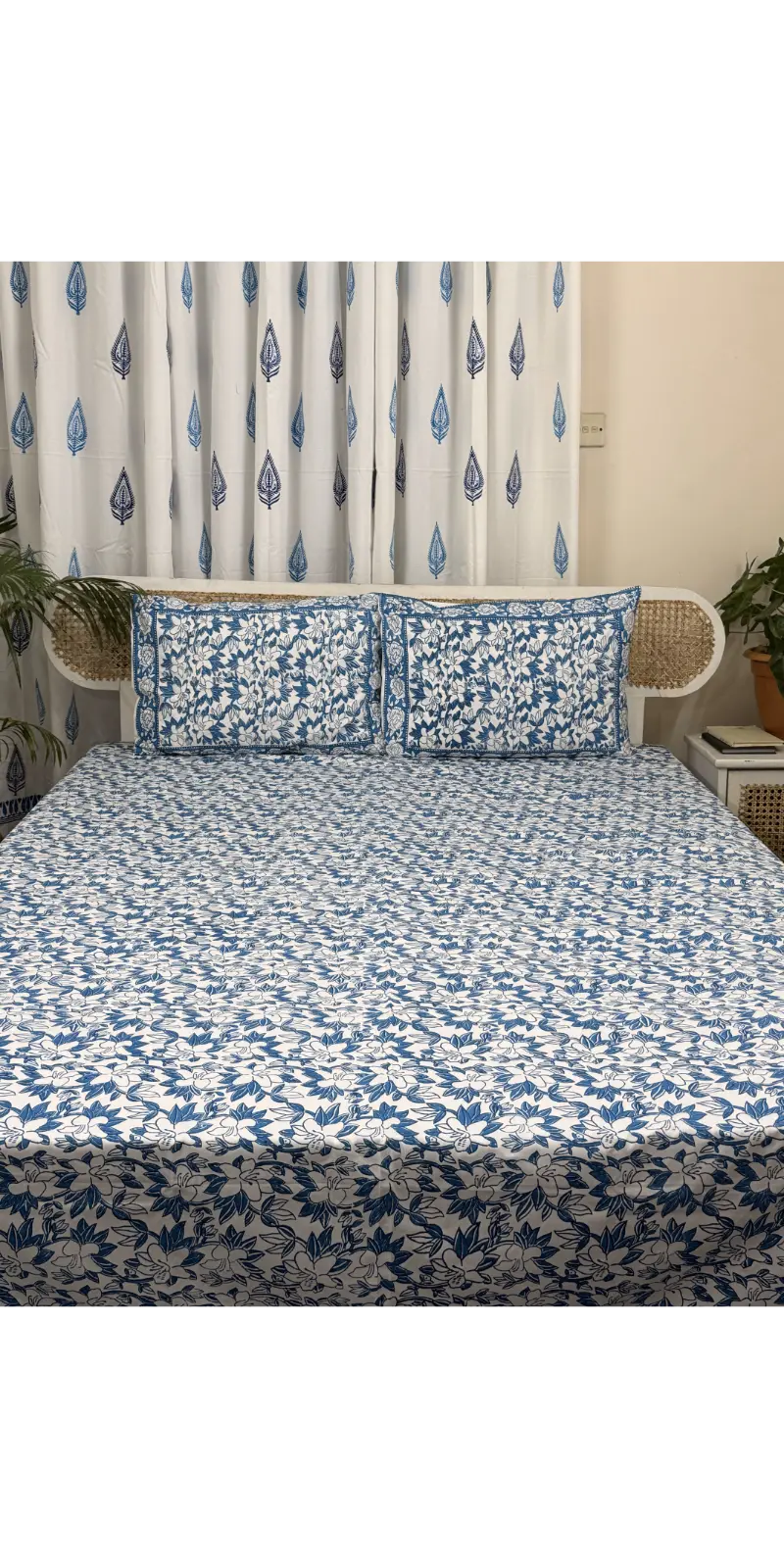 Premium Cotton Handblock Bedding Set (3)