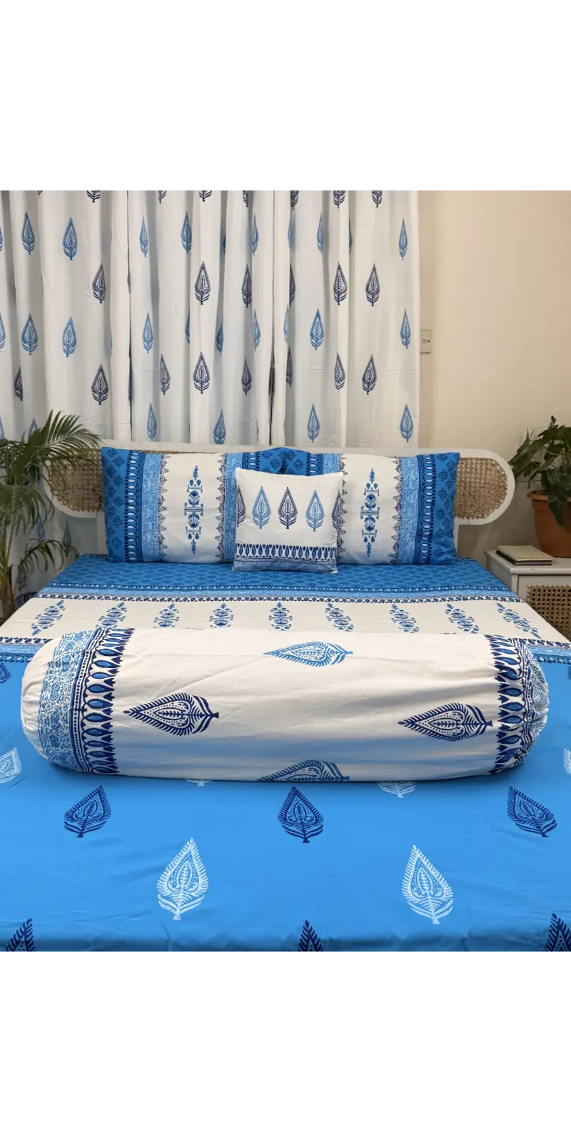 Premium Cotton Handblock Bedding Set (7)