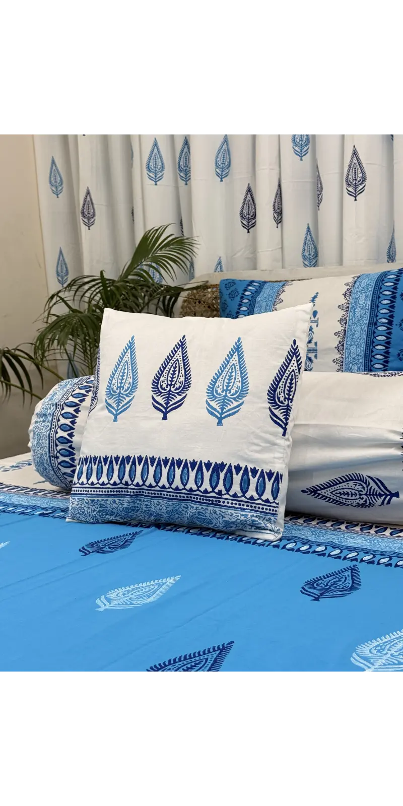 Premium Cotton Handblock Bedding Set (8)