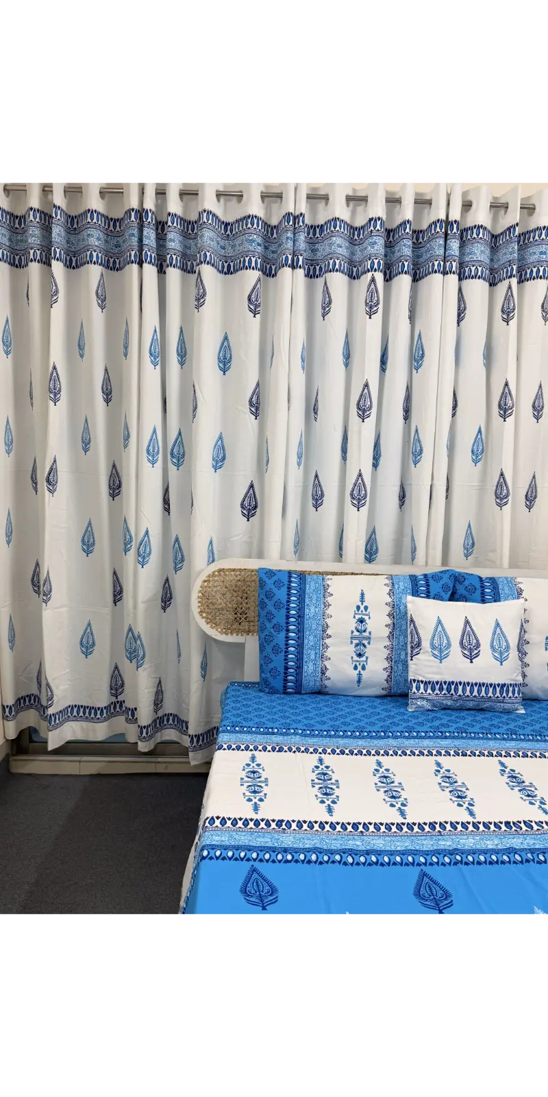 Premium Cotton Handblock Bedding Set (9)
