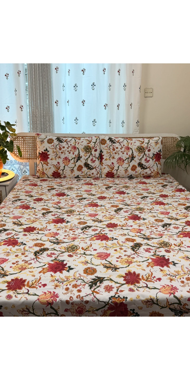 DTB0008 Digital print Bedsheet with 2 pillow cover (4)