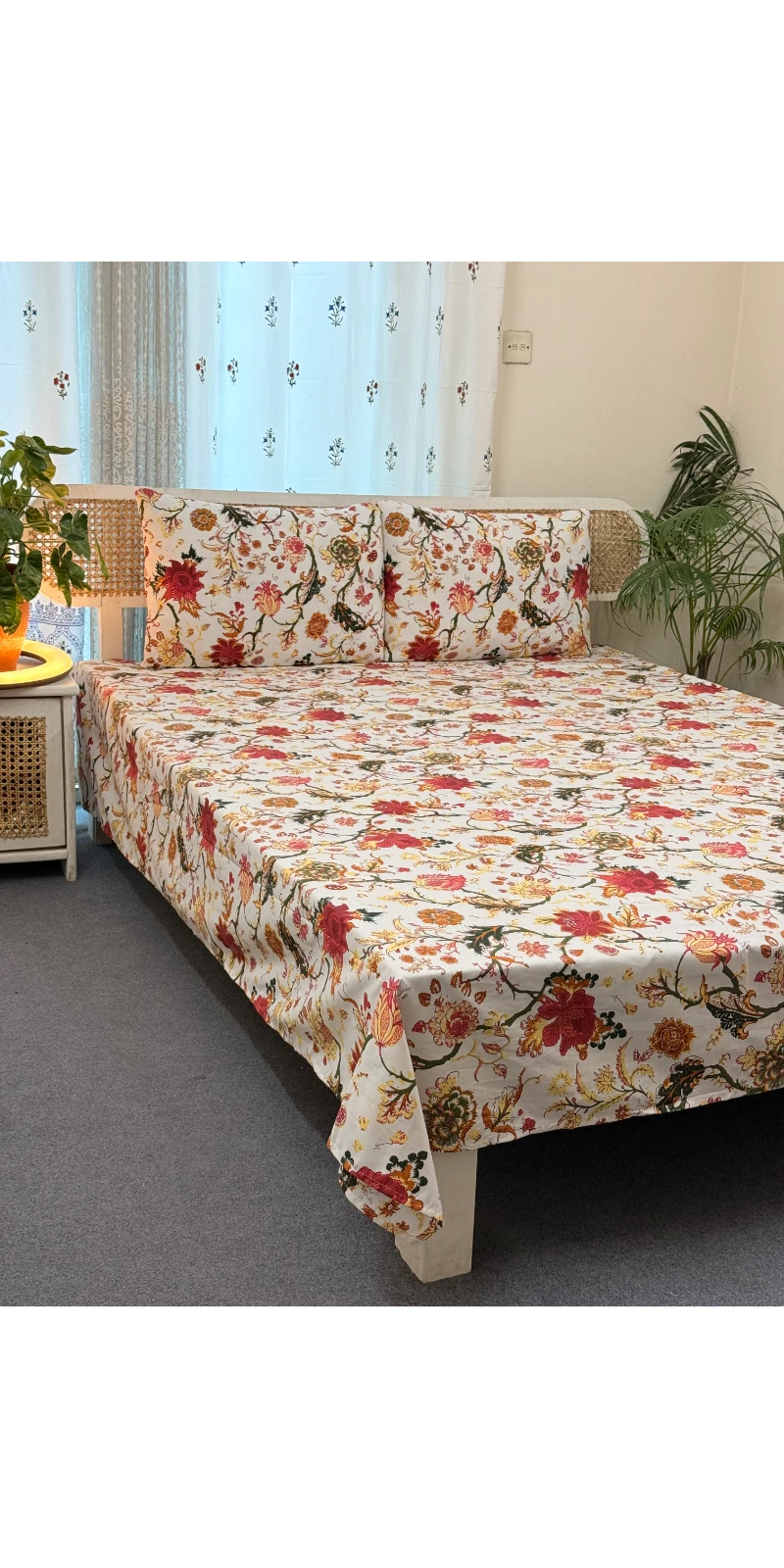 DTB0008 Digital print Bedsheet with 2 pillow cover (6)