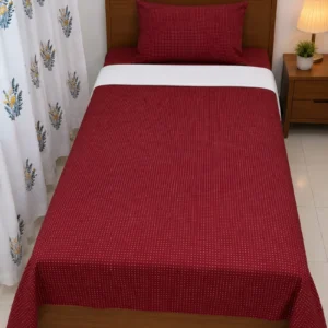 DayBreak Premium Digital Printed Single Twill cotton Bedsheet with 1 Pillow Cover | DTB0016