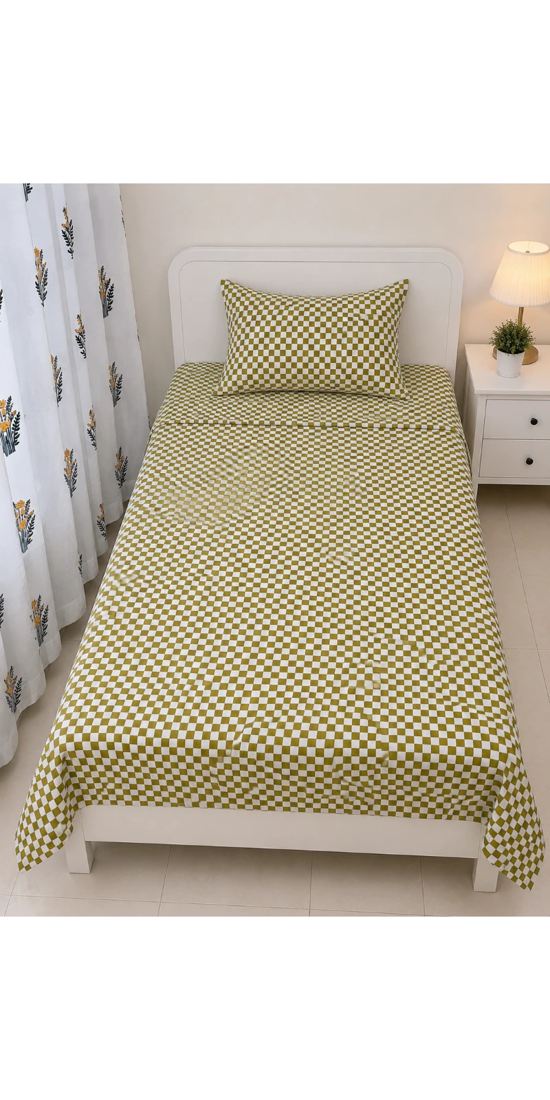 DTB0017 Single bedsheet with 1 pillow cover