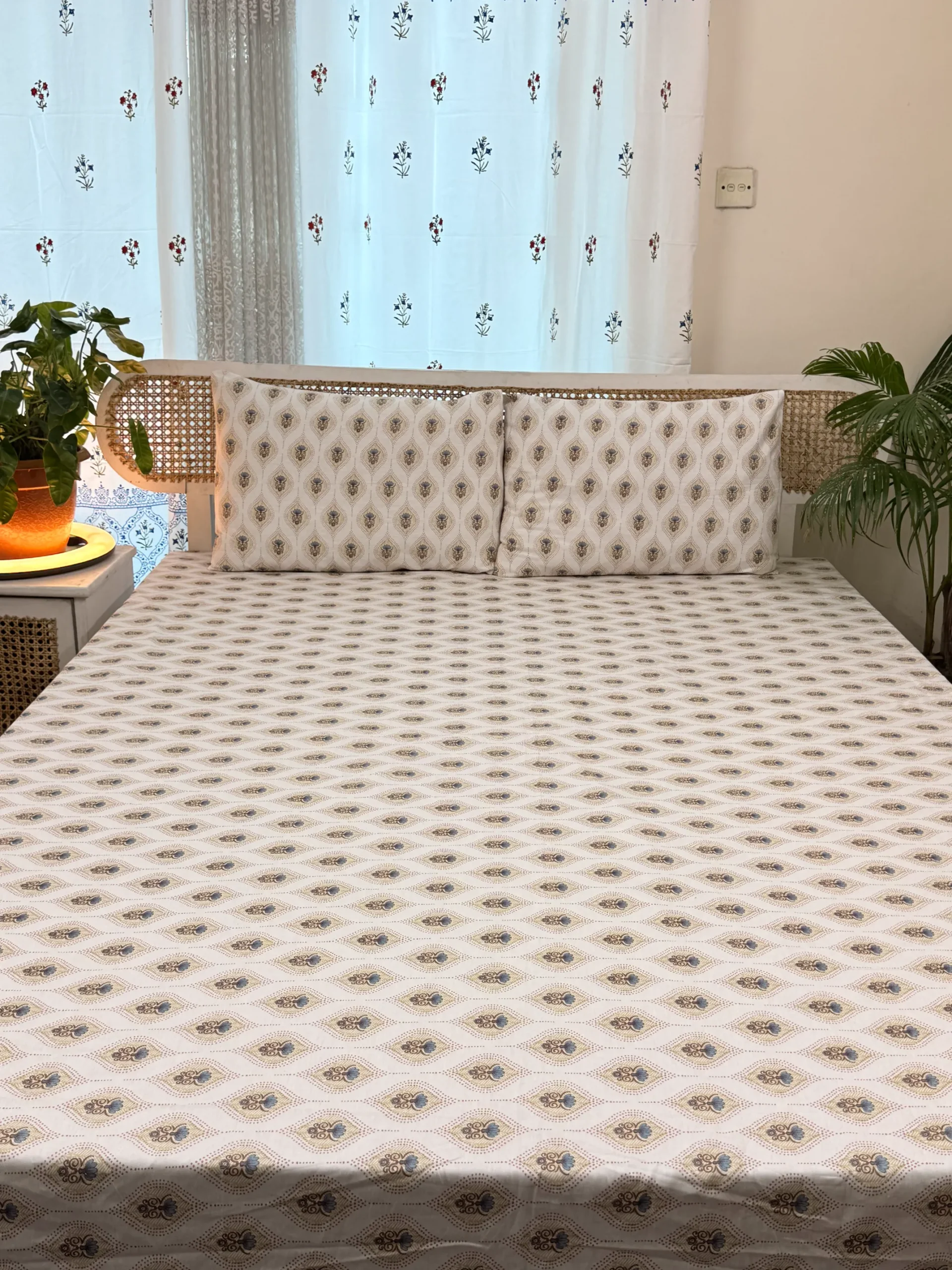 digital print bedsheet with two pillow cover (3)