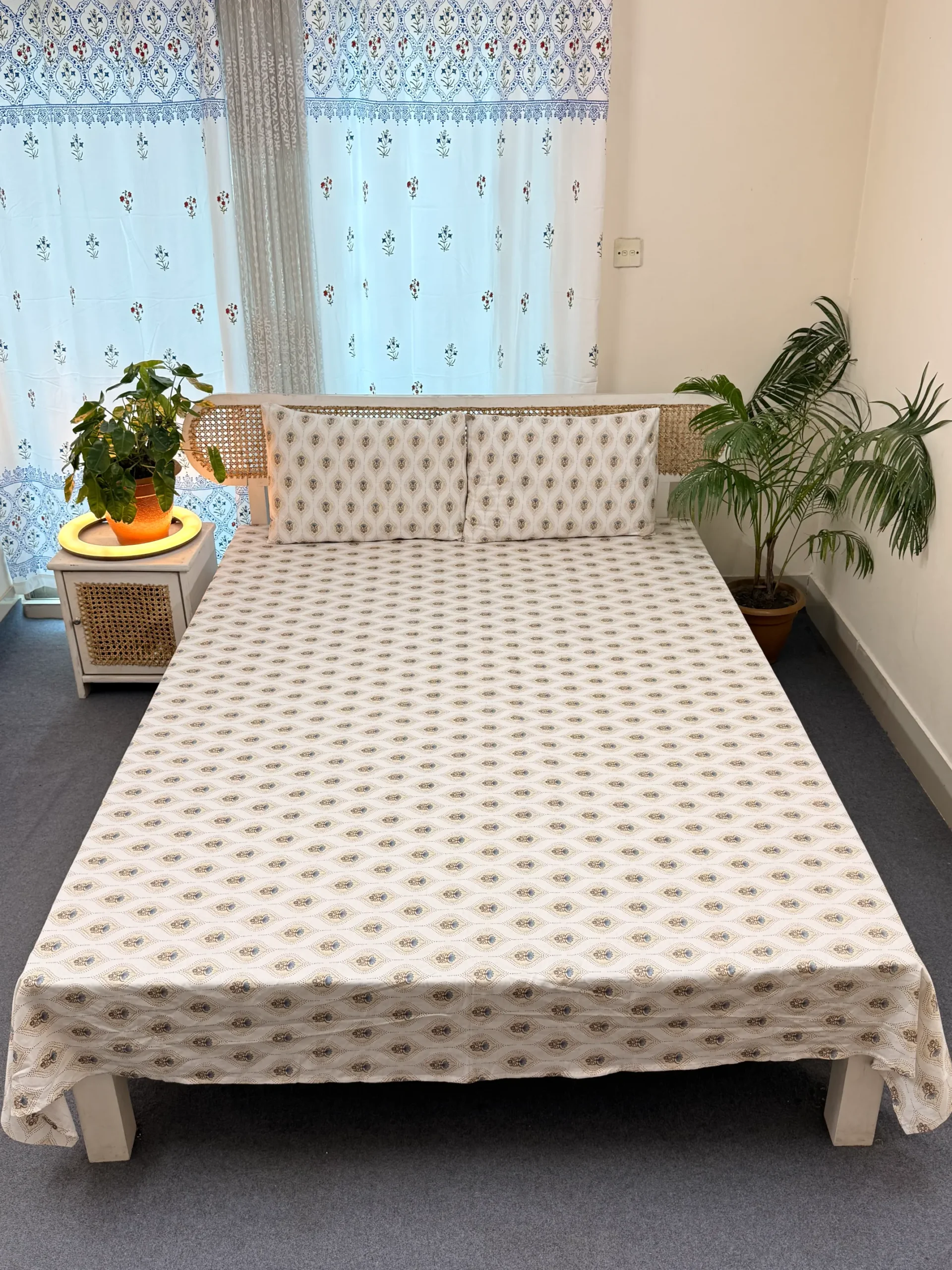 digital print bedsheet with two pillow cover (4)